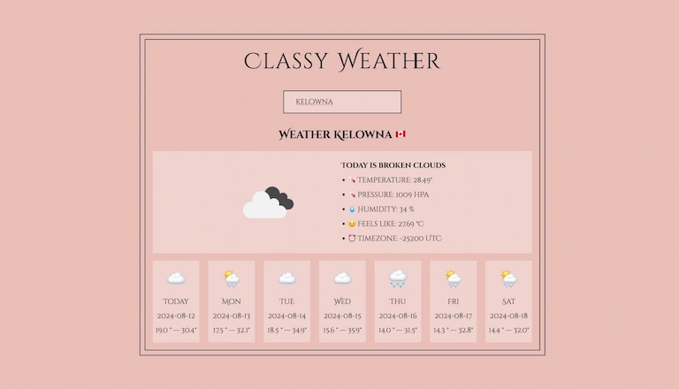 ClassyWeather